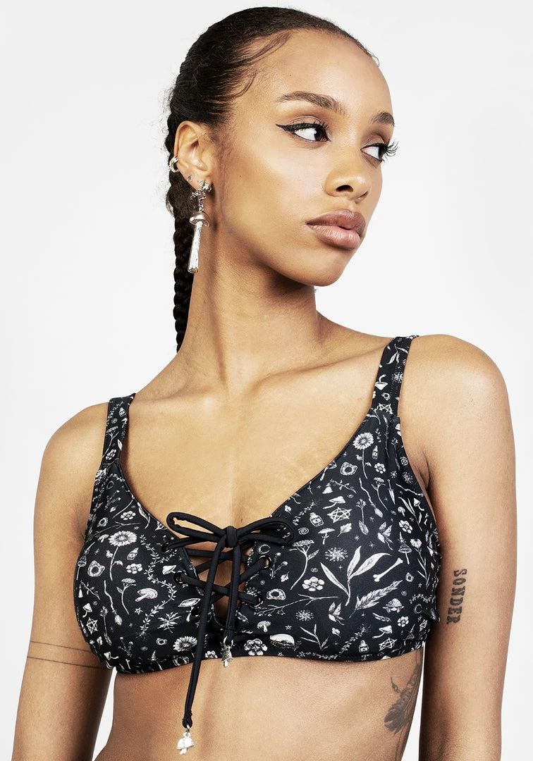 MIF1 Hedgewitch Lace-Up Bikini Top 3 MIF1 Hedgewitch Lace-Up Bikini Top