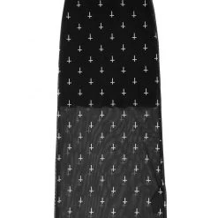 PFA1 WICKED MESH MIDI SKIRT