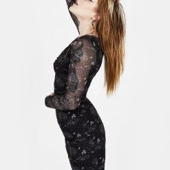 PFA1 La La Land Mesh Mini Dress