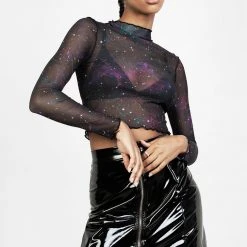 PFA1 Kaleido Mesh Crop Top