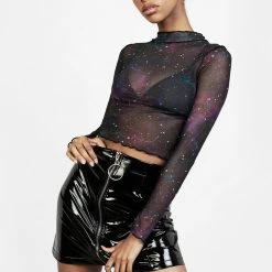 PFA1 Kaleido Mesh Crop Top 16 PFA1 Kaleido Mesh Crop Top