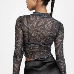 PFA1 Women Kurakura Mesh Crop Top 16 PFA1 Women Kurakura Mesh Crop Top