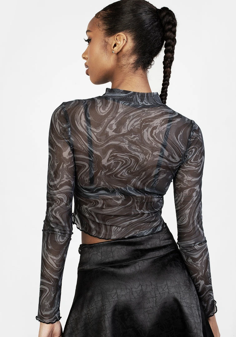 PFA1 Women Kurakura Mesh Crop Top 7 PFA1 Women Kurakura Mesh Crop Top