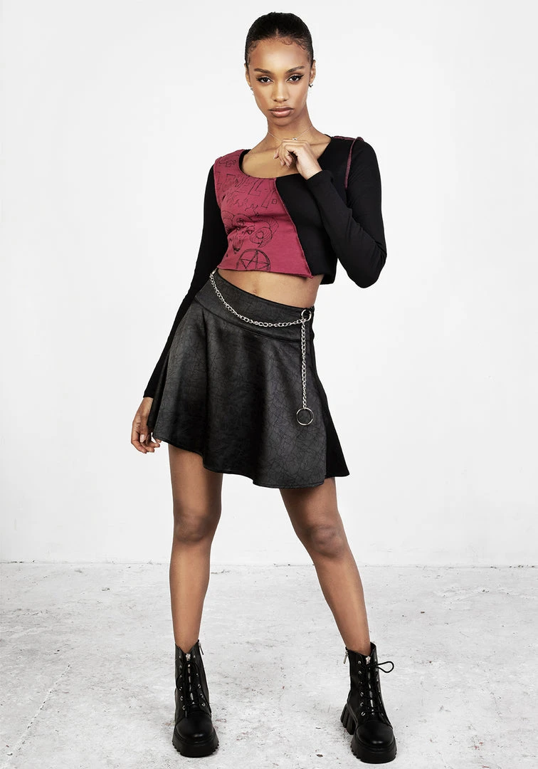 PFA1 Women Paranoid Crop Top 5 PFA1 Women Paranoid Crop Top