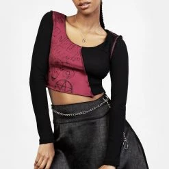 PFA1 Women Paranoid Crop Top 14 PFA1 Women Paranoid Crop Top