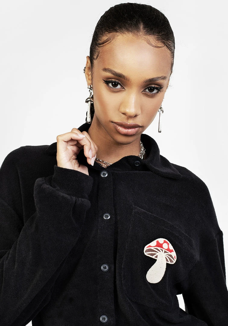 PFA1 AMANITA EMBROIDERED TOWELLING SHIRT 5 PFA1 AMANITA EMBROIDERED TOWELLING SHIRT