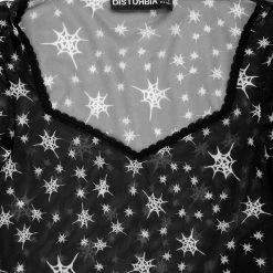 PFA1 ENSNARE LACE TRIM MESH TOP Clothing