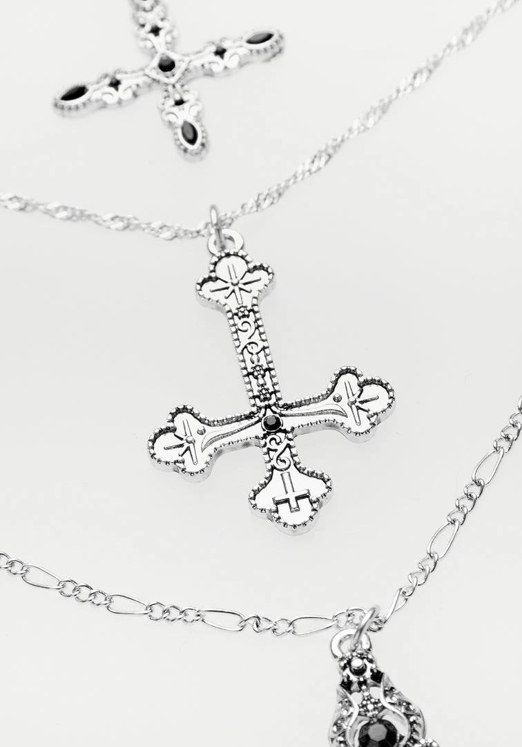 TOU1 Women Confession Multi-Chain Necklace 10 TOU1 Women Confession Multi-Chain Necklace