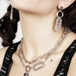 TOU1 Blade Multi-Chain Necklace Women 13 TOU1 Blade Multi-Chain Necklace Women