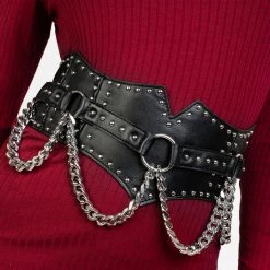 YHU1 NADJA STUDDED WAIST BELT Women