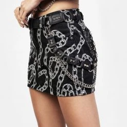 YHU1 MOSH STUDDED HIP BELT Women