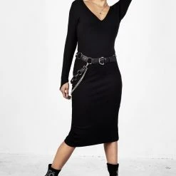 YHU1 MOSH STUDDED HIP BELT Women