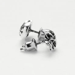 TOU1 MORI SKULL STUD EARRINGS 9 TOU1 MORI SKULL STUD EARRINGS