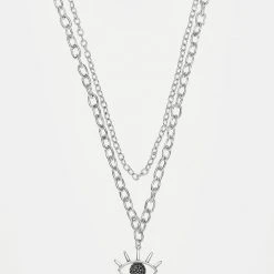 TOU1 BLEEDING EYE CZ CHAIN CHOKER