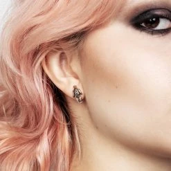 TOU1 WICKER MAN STUD EARRINGS