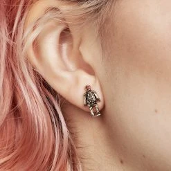 TOU1 WICKER MAN STUD EARRINGS 13 TOU1 WICKER MAN STUD EARRINGS