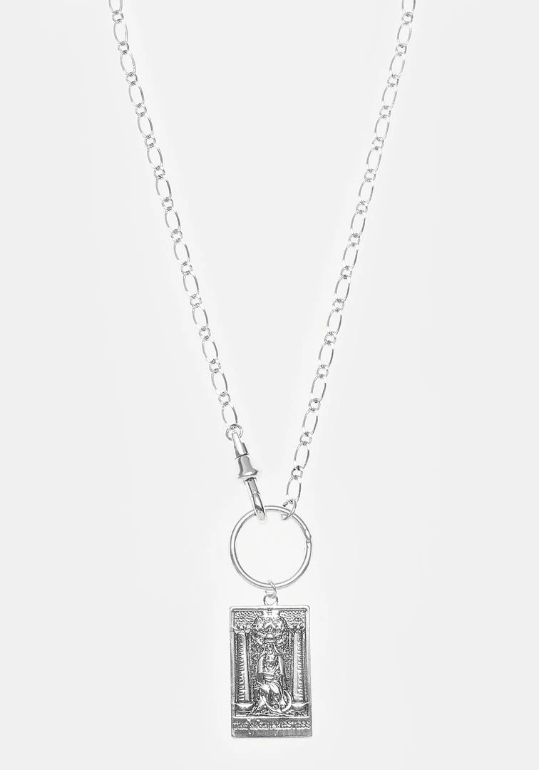 TOU1 THE HIGH PRIESTESS TAROT PENDANT NECKLACE 5 TOU1 THE HIGH PRIESTESS TAROT PENDANT NECKLACE