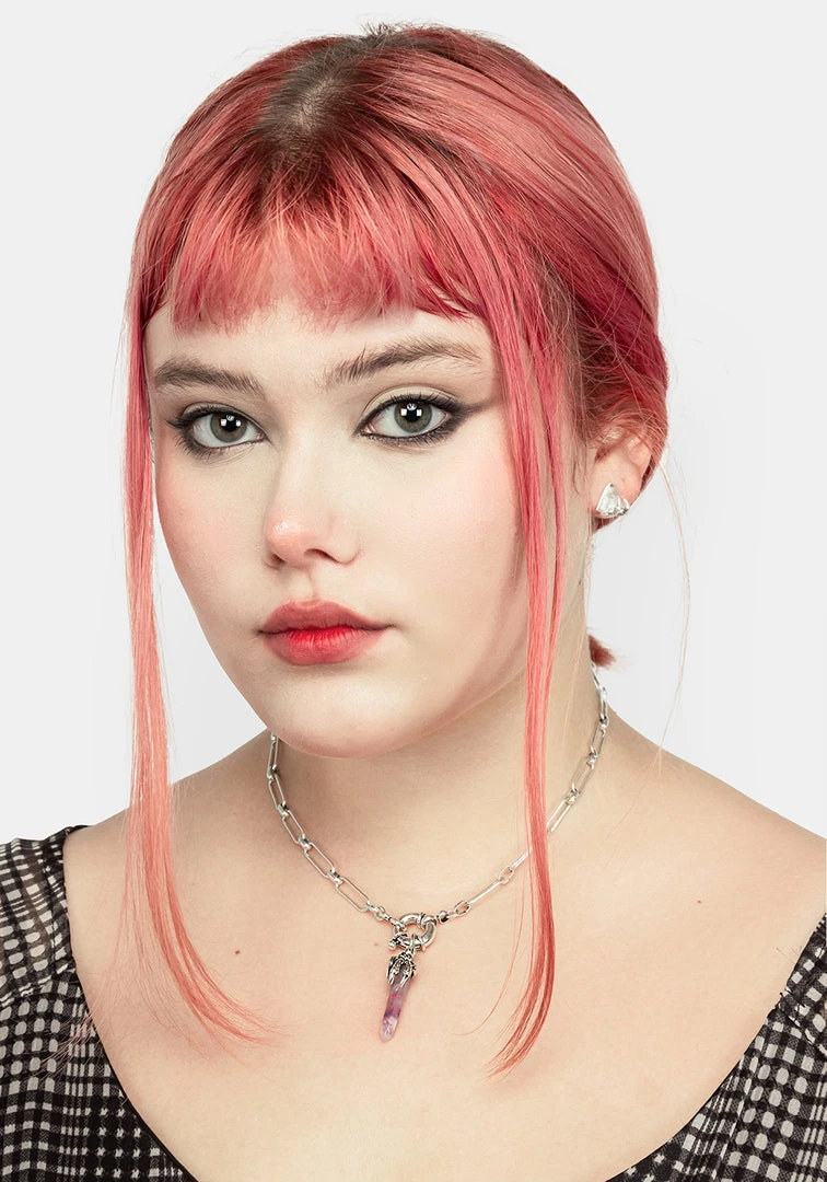 TOU1 TALON AMETHYST SHARD NECKLACE Accessories 4 TOU1 TALON AMETHYST SHARD NECKLACE Accessories