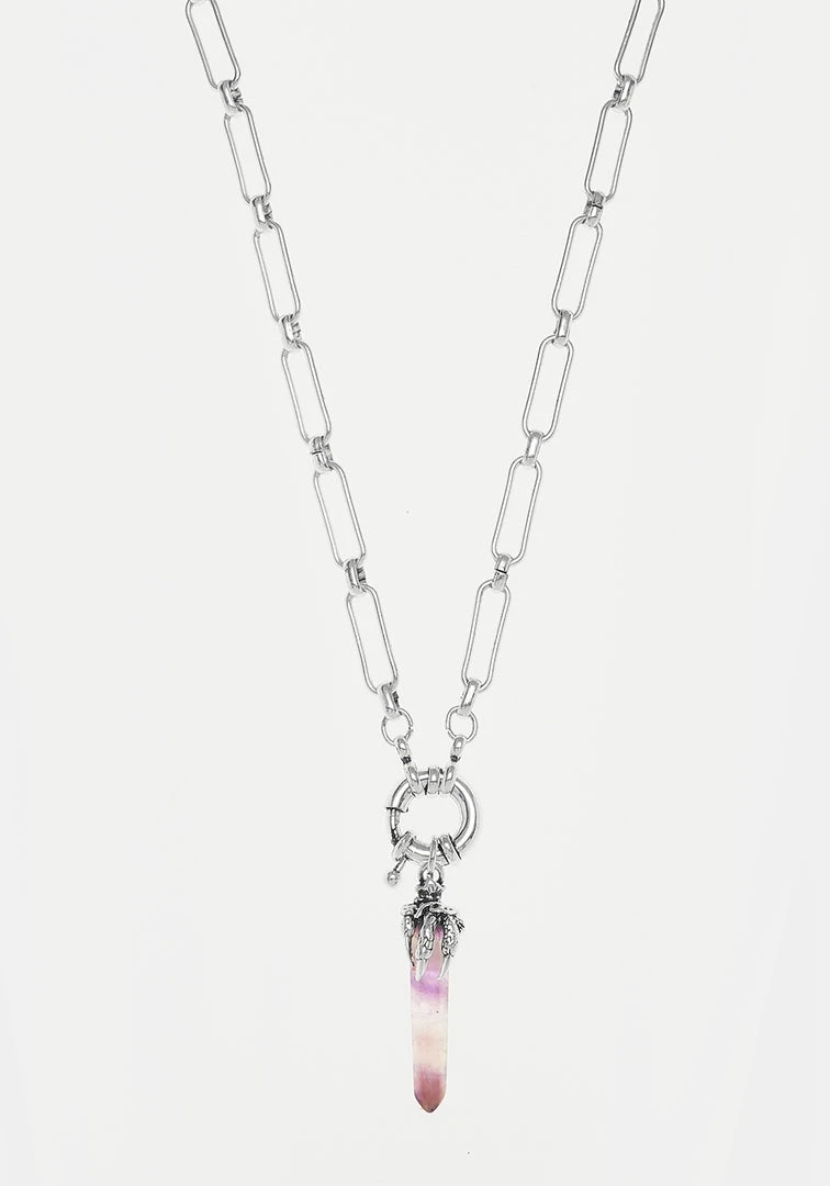 TOU1 TALON AMETHYST SHARD NECKLACE Accessories 3 TOU1 TALON AMETHYST SHARD NECKLACE Accessories