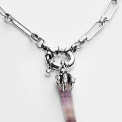 TOU1 TALON AMETHYST SHARD NECKLACE Accessories 10 TOU1 TALON AMETHYST SHARD NECKLACE Accessories