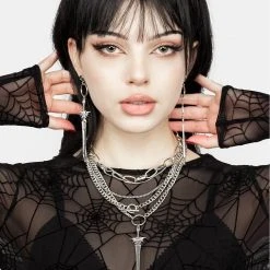 TOU1 SWORD MULTICHAIN NECKLACE Accessories 12 TOU1 SWORD MULTICHAIN NECKLACE Accessories