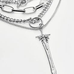 TOU1 SWORD MULTICHAIN NECKLACE Accessories 13 TOU1 SWORD MULTICHAIN NECKLACE Accessories