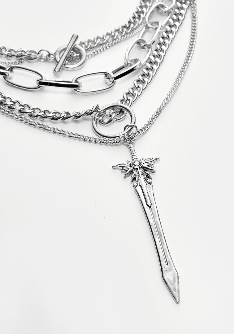 TOU1 SWORD MULTICHAIN NECKLACE Accessories 8 TOU1 SWORD MULTICHAIN NECKLACE Accessories